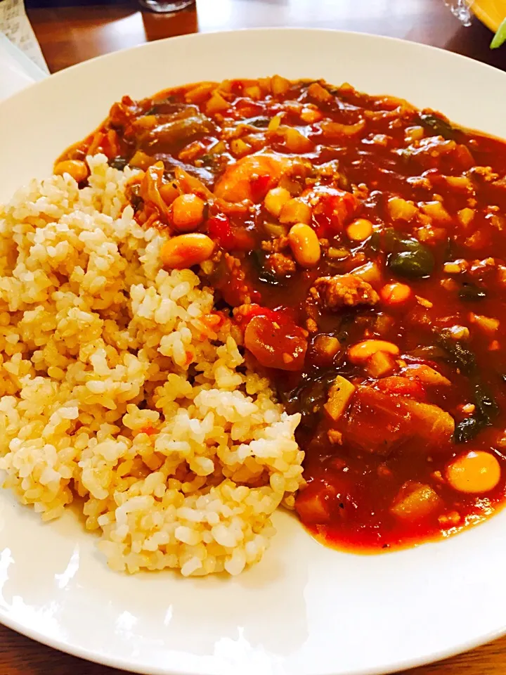 レンコンと大豆のカレー(^^)|あきちゃんさん