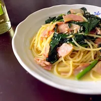 ほうれん草とベーコンのパスタ ~ガーリックバター醤油~|まさちゅーさん