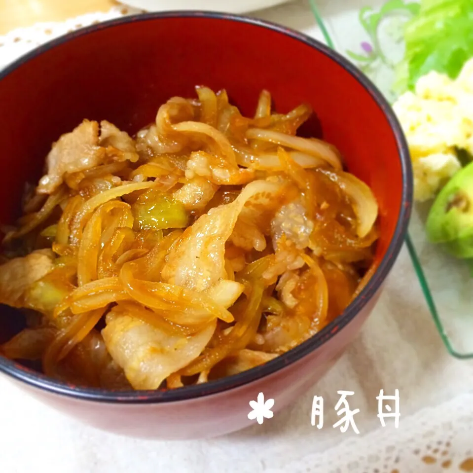 ＊ 豚丼|mayuさん