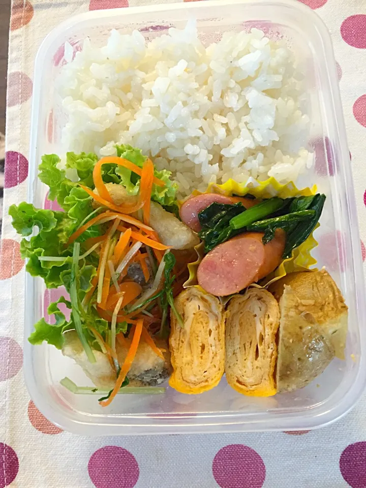 Snapdishの料理写真:２０１５年１０月２３日 パパのお弁当♡|えり♡さん