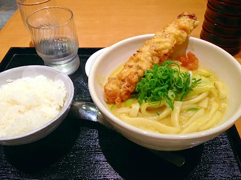 Snapdishの料理写真:千吉のちくわ天カレーうどん＠表参道|Yasuhiro Koikeさん