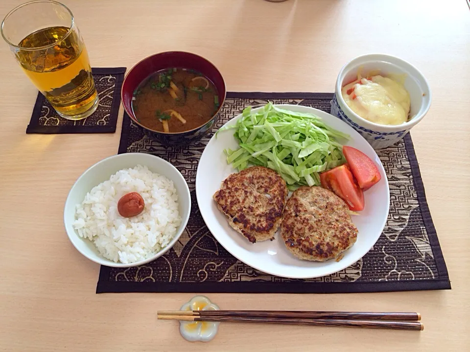 トマトとポテトのチーズ焼き＊豆腐ハンバーグ|Rihoさん