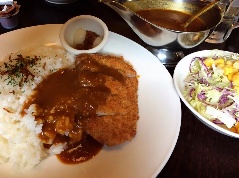 Snapdishの料理写真:カツカレーランチ 2015.10.23|キラ姫さん