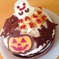 ハロウィンケーキのガトーショコラ