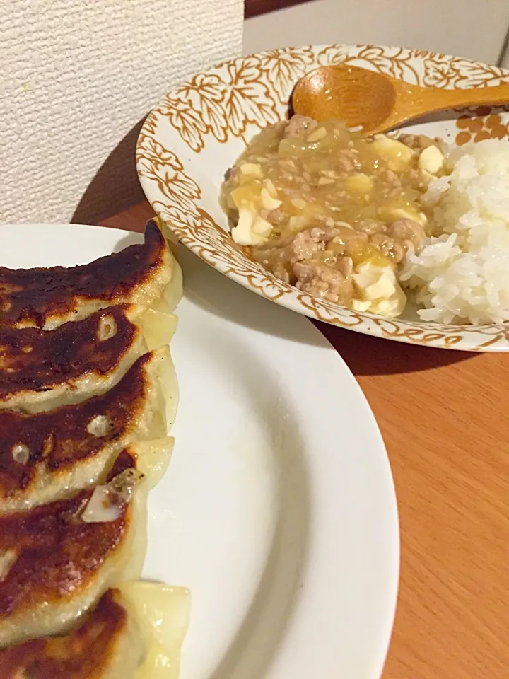 餃子と麻婆豆腐ごはん（子ども用）|pkeiさん