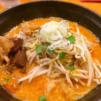 Snapdishの料理写真:ラーメン街道 味噌ラーメン炎|arujiさん