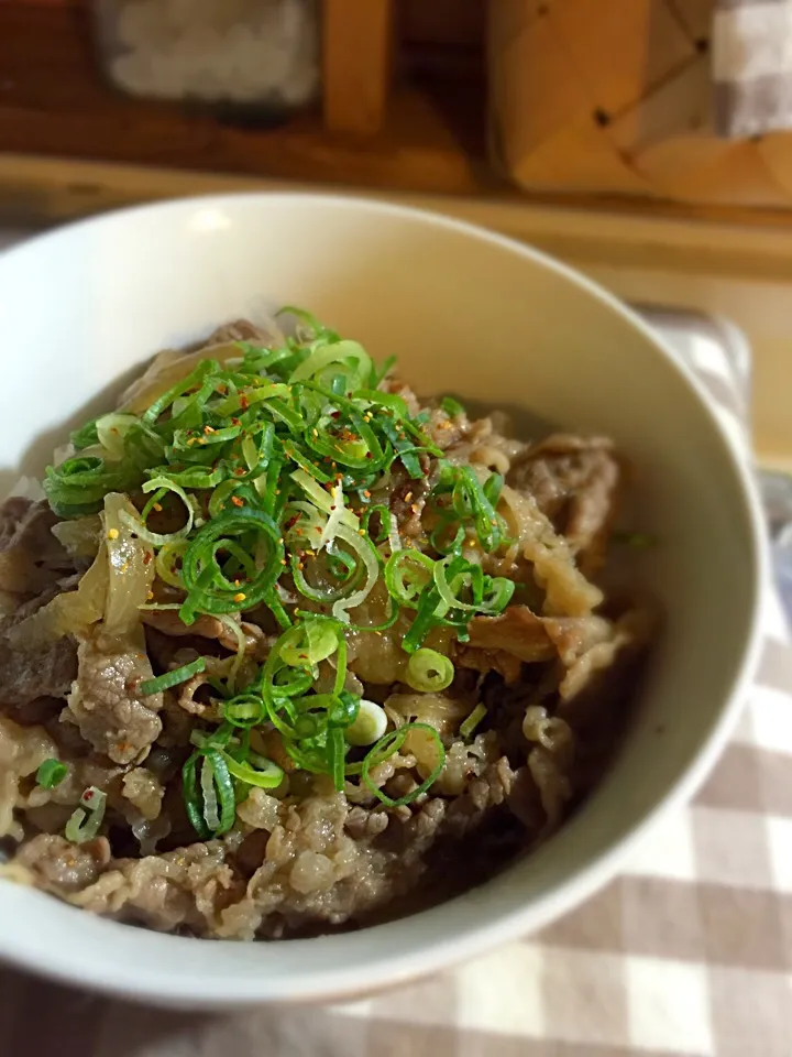 Snapdishの料理写真:牛丼|Sachiyo Tanakaさん