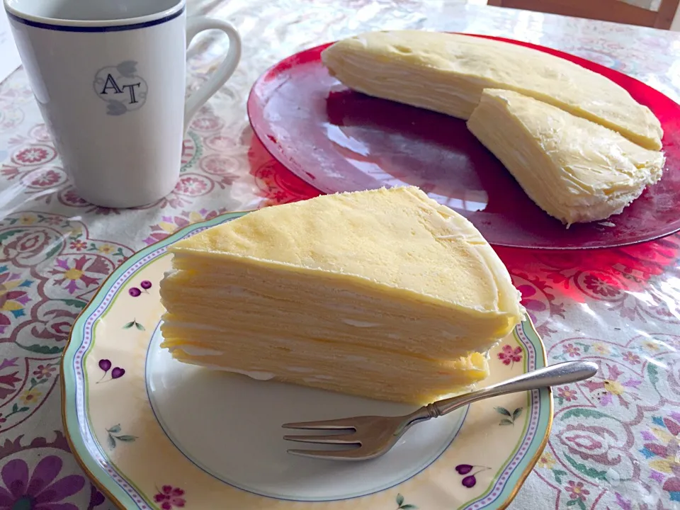 静佳さんの料理 簡単HMで作るミルクレープ＊|いしくん。（たまご王子🥚🐣🐥🐔）さん