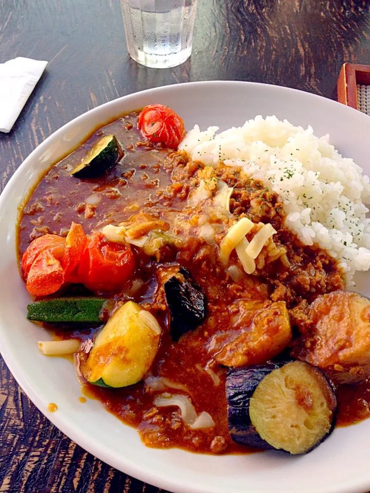 野菜カレーチーズトッピング|あぼちさん