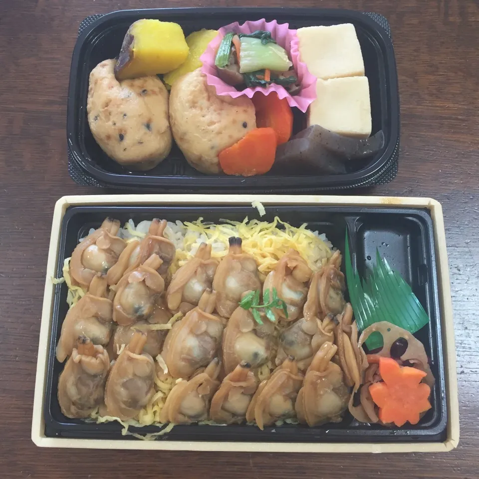 お昼はアサリ飯弁当|アクちゃんさん