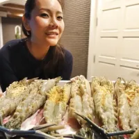 Grill river prawns|pannusaさん