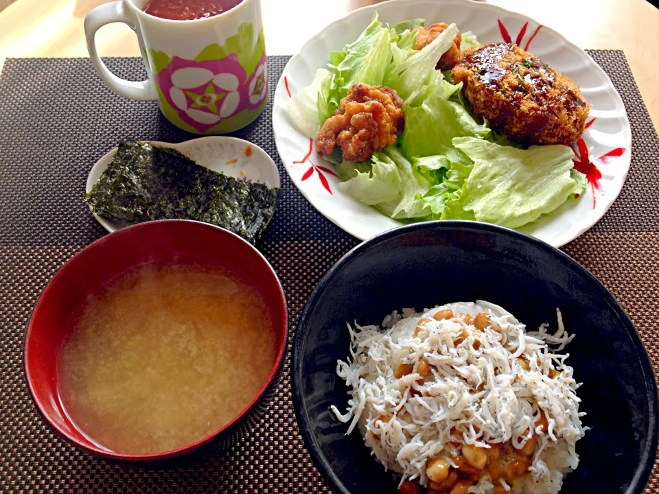 10月24日朝食兼昼食|ばぁさんさん