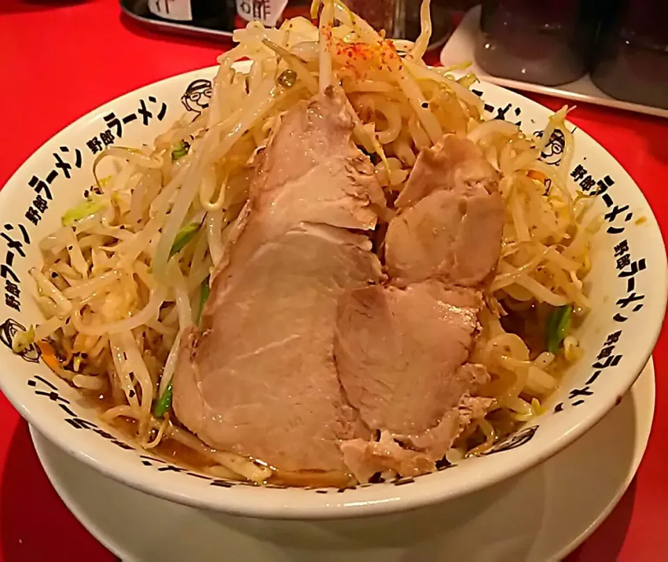 野郎ラーメン 焼き野菜トッピング|哲さん