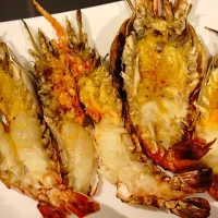 Grill river prawns|pannusaさん