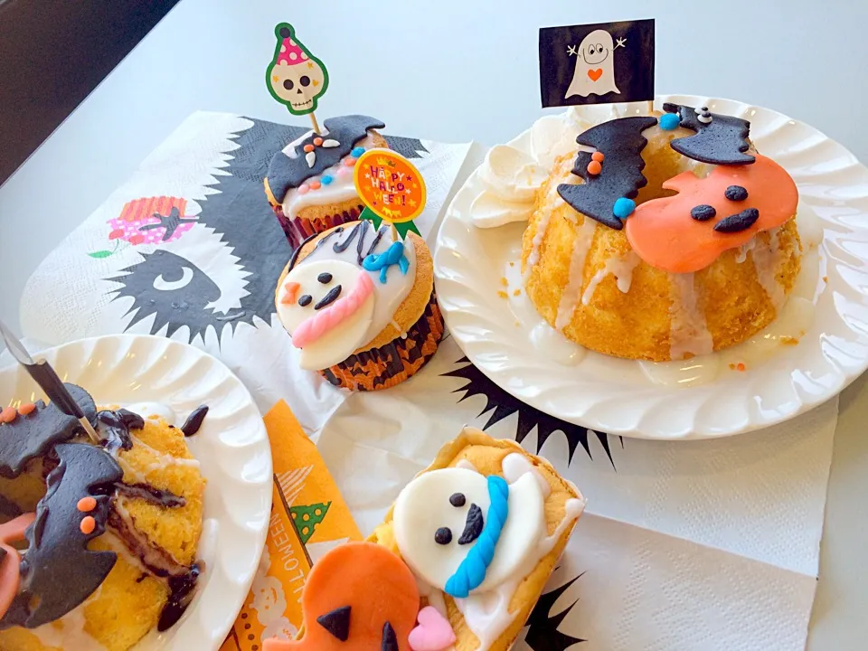 生徒さんの作品ハロウィンケーキ|De trois,M   cookpad料理教室元講師さん