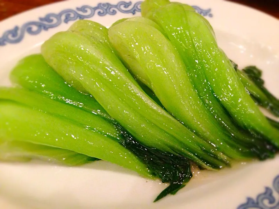 Snapdishの料理写真:横浜中華街🇨🇳同發別館・季節の野菜炒め 青梗菜|ゆうじ.さん