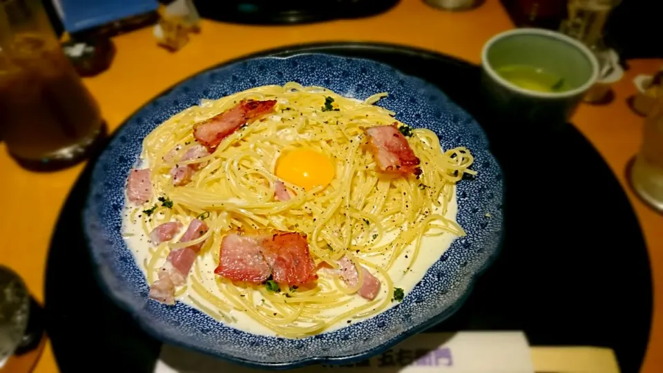 麺屋五右衛門 女池店 カルボナーラ|ミナミ ヒロヤさん