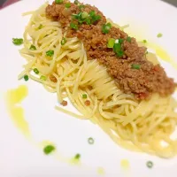 Snapdishの料理写真:ミートソーススパゲティ|toshiki murotaさん