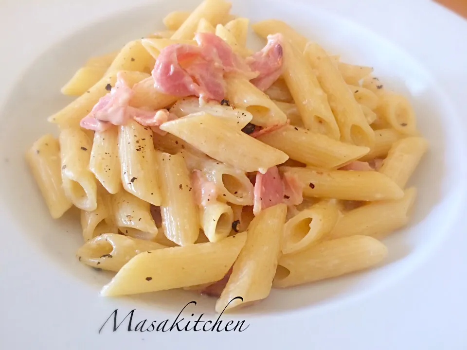 Snapdishの料理写真:Penne Carbonara|Masakiさん