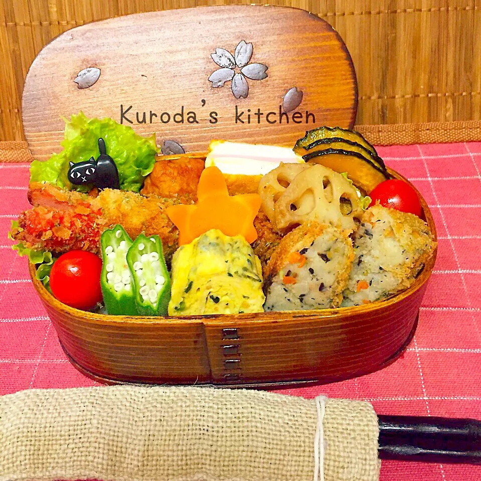 なんちゃってエビフライ弁当 ٩( 'ω' )و|kiyomi sakuraiさん