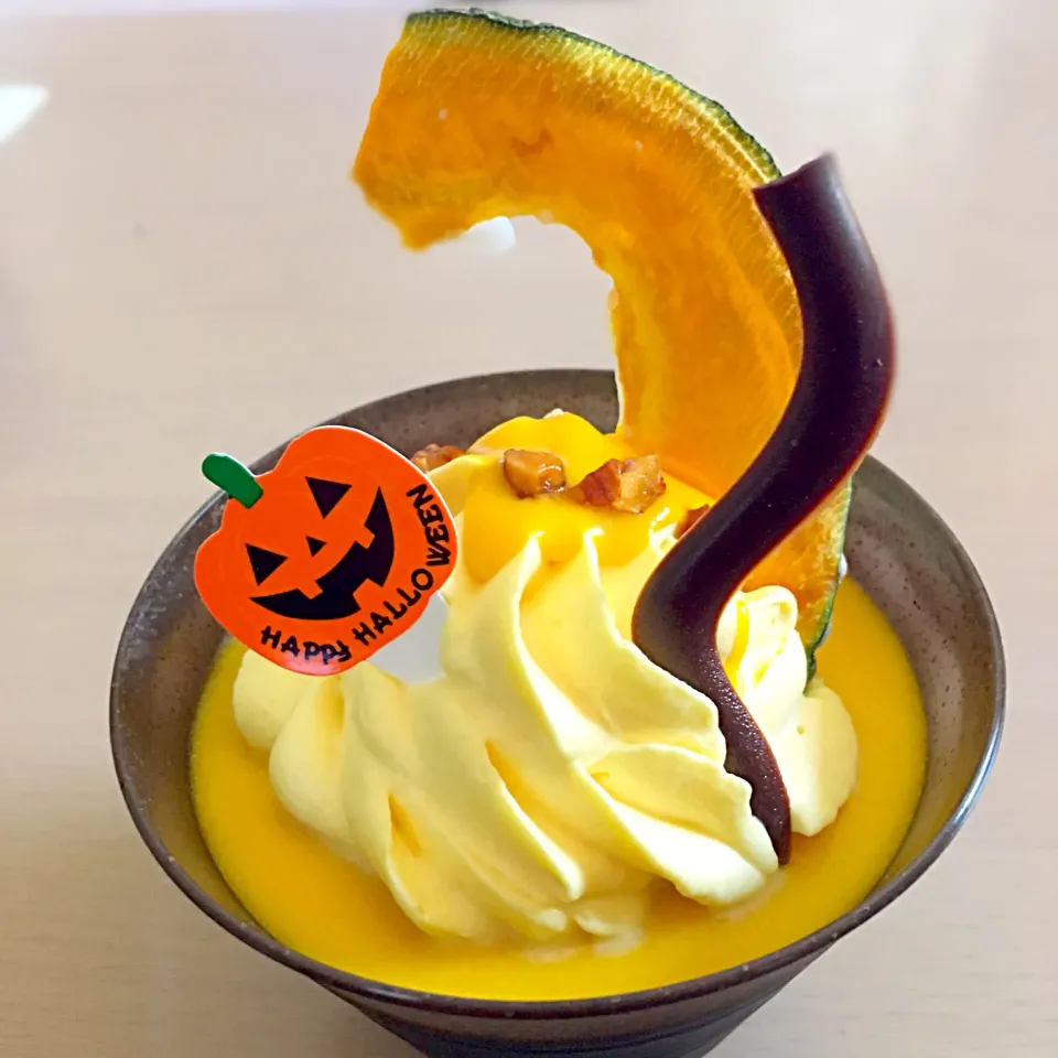 Snapdishの料理写真:Pumpkin Pudding|chan mitsuさん