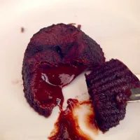 Snapdishの料理写真:Tortino dal cuore morbido al cioccolato fondente e arancia|goghiさん