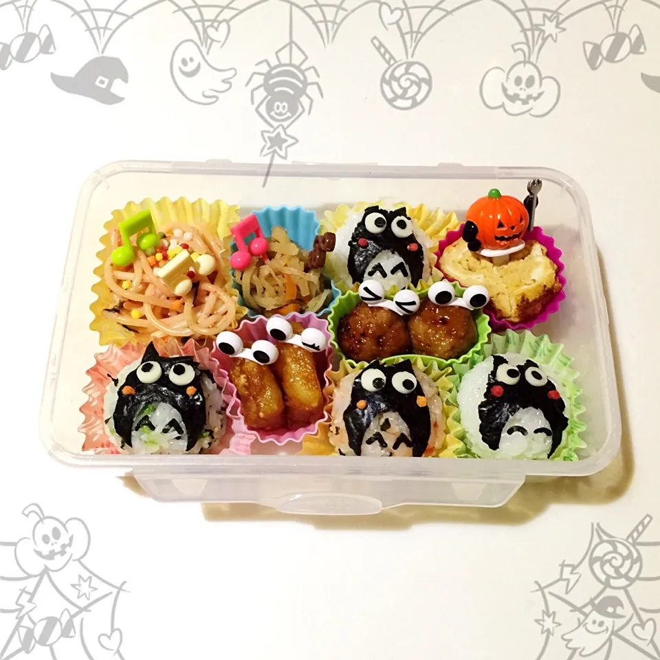 ハロウィン❤︎トトロプチおにぎり弁当|Makinsさん