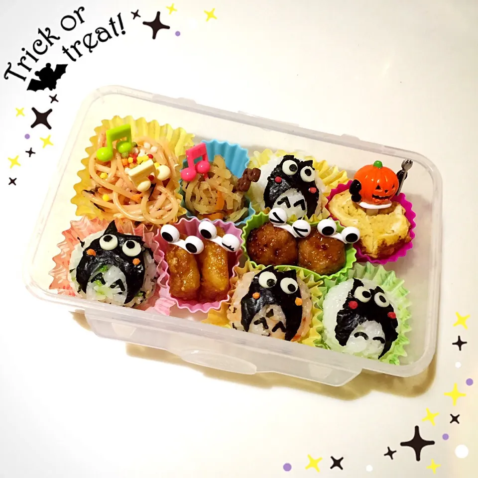 ハロウィン❤︎トトロプチおにぎり弁当|Makinsさん