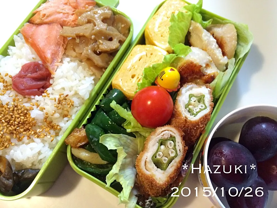 高校生息子弁当🍱🍱|Hazukiさん