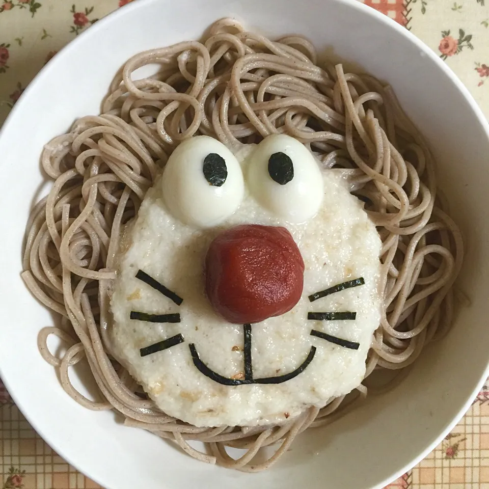 ドラえもんトロロそば🍜|＊ゆみしぼり＊さん