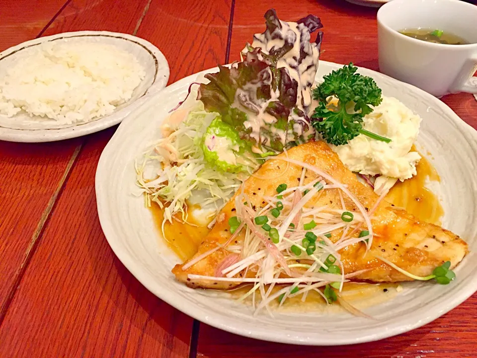 カジキマグロの照り焼き|のろさん