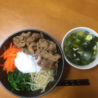 Snapdishの料理写真:ビビンバ丼|Kenichi Haradaさん