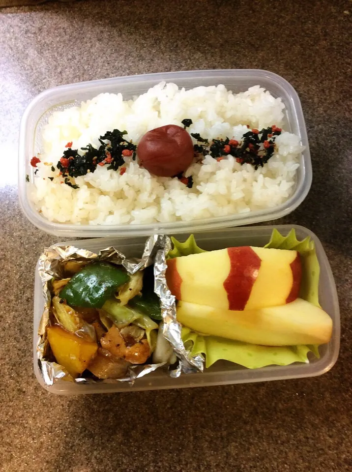 Snapdishの料理写真:ご飯1合弁当 2015.10.26|キラ姫さん