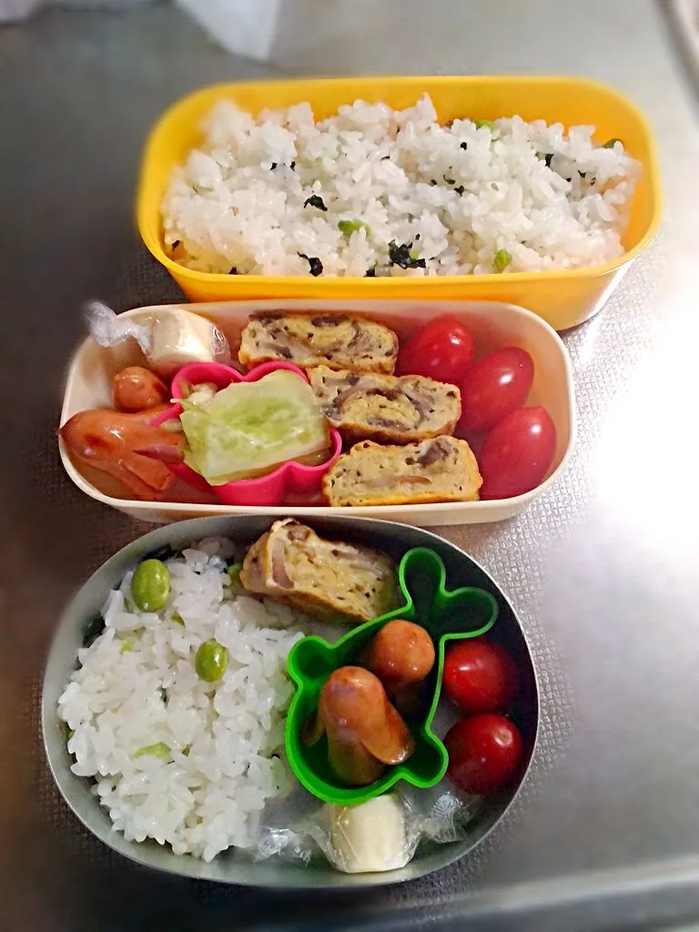 高校生と幼稚園児のお弁当|せおりつさん