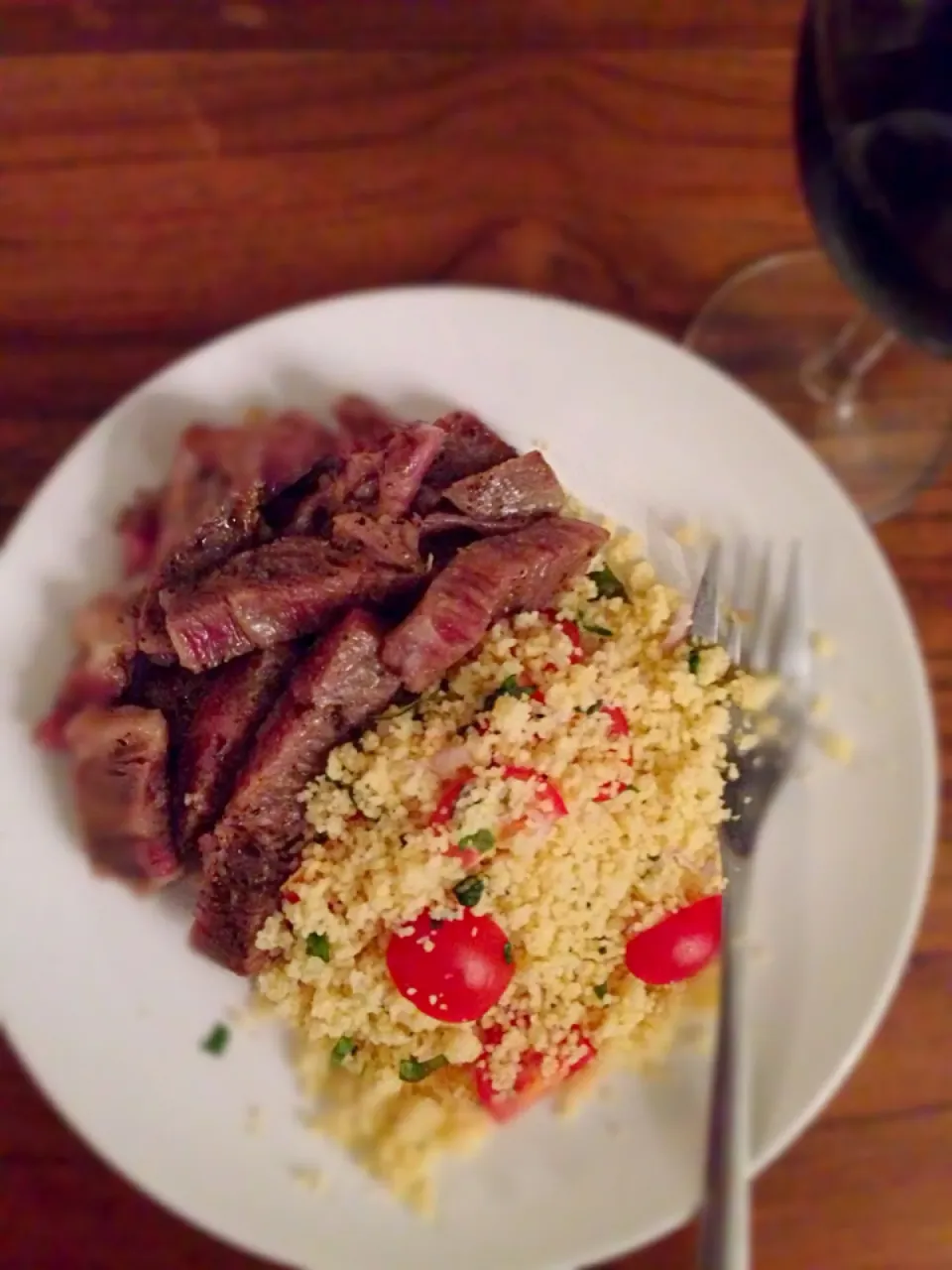 Snapdishの料理写真:Couscous with wagyu|karen limさん