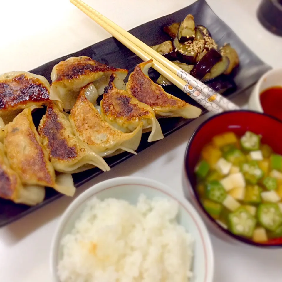 今夜のおゆはんは、餃子定食〜！|yukoさん