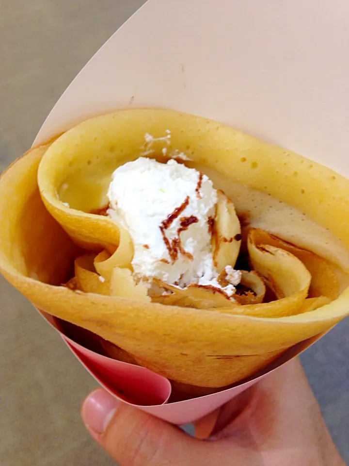 Banana choco crepe|JUNJUNさん