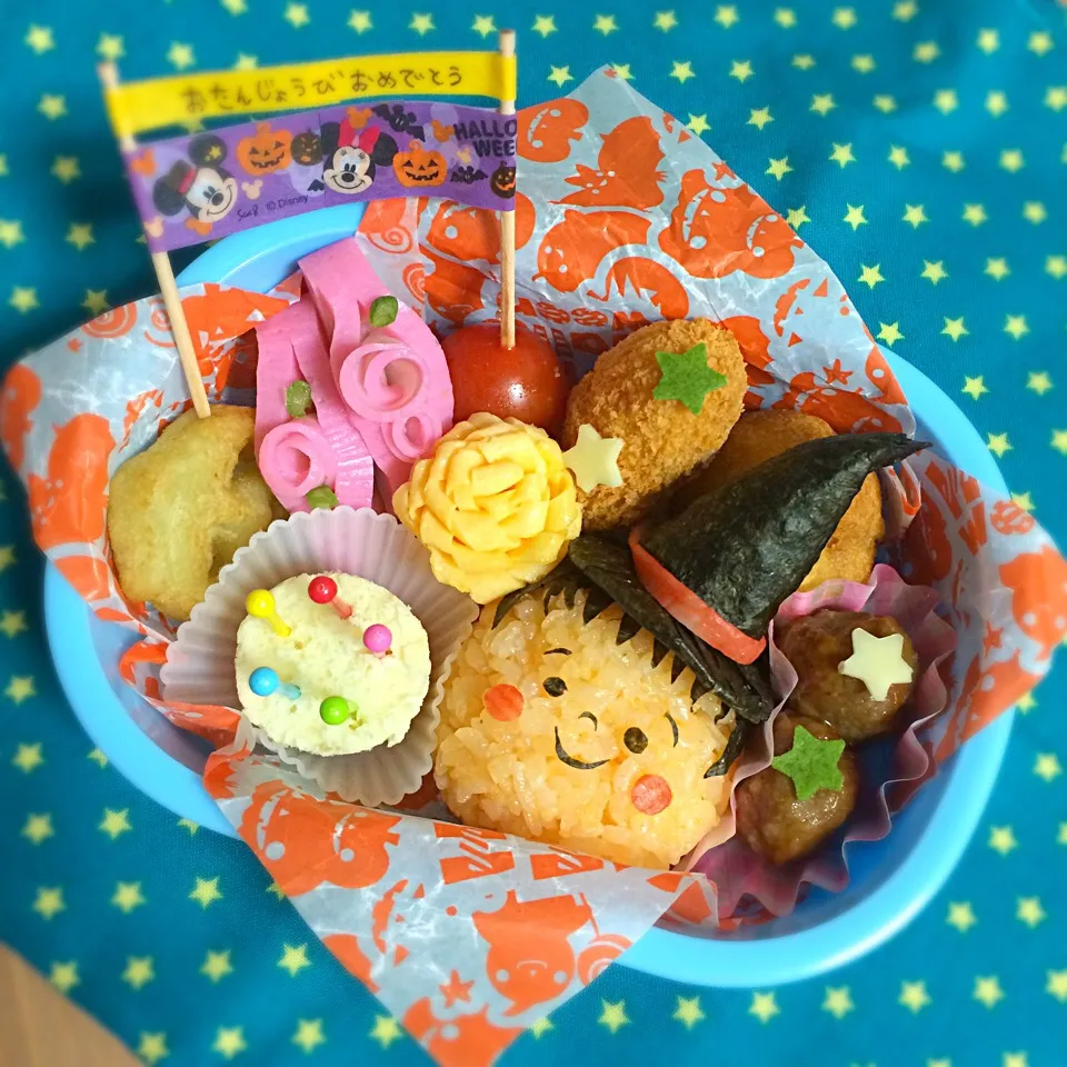 長男★お誕生日お弁当|ぴぃさん