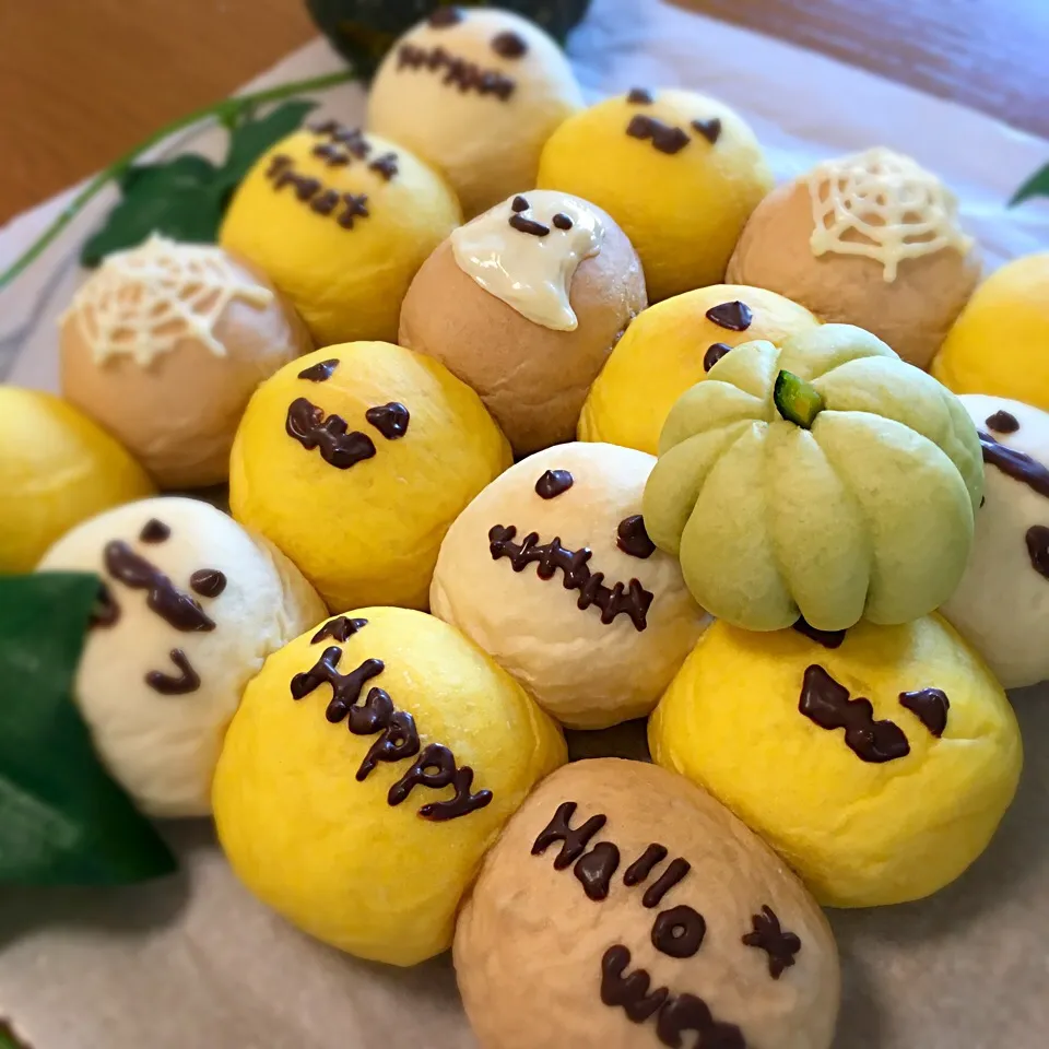 ハロウィン🎃ちぎりパン|むぎママさん