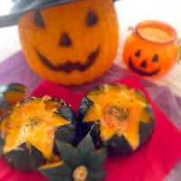 Snapdishの料理写真:パンプキングラタン🎃