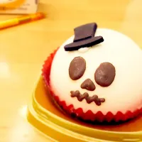 Snapdishの料理写真:ハロウィン チーズムースケーキ|きなこもちさん