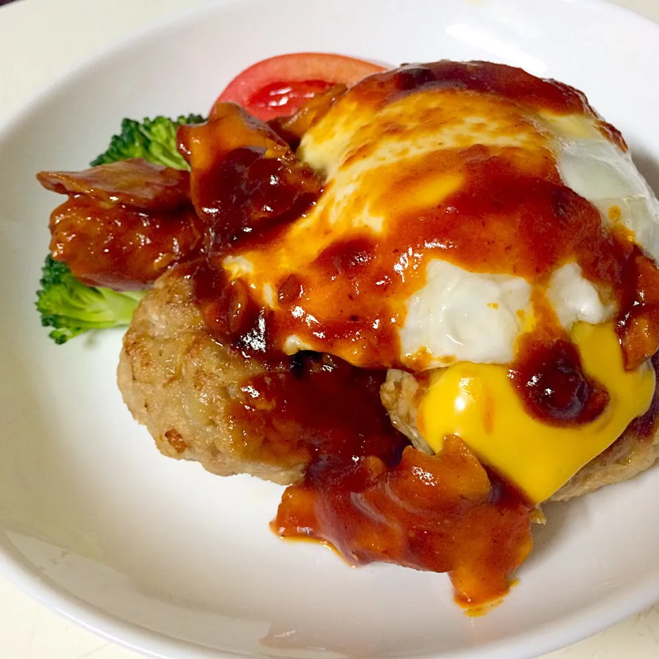 🍴デミたまチーズハンバーグ🍴|ばん。さん