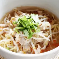 すっぱ辛さがヤミツキ！ もやしたっぷり酸辣湯麺 #AllAbout