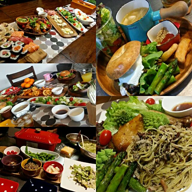 お家晩ご飯&お家でランチ会(﹡ˆ﹀ˆ﹡)♡|あやあーやさん