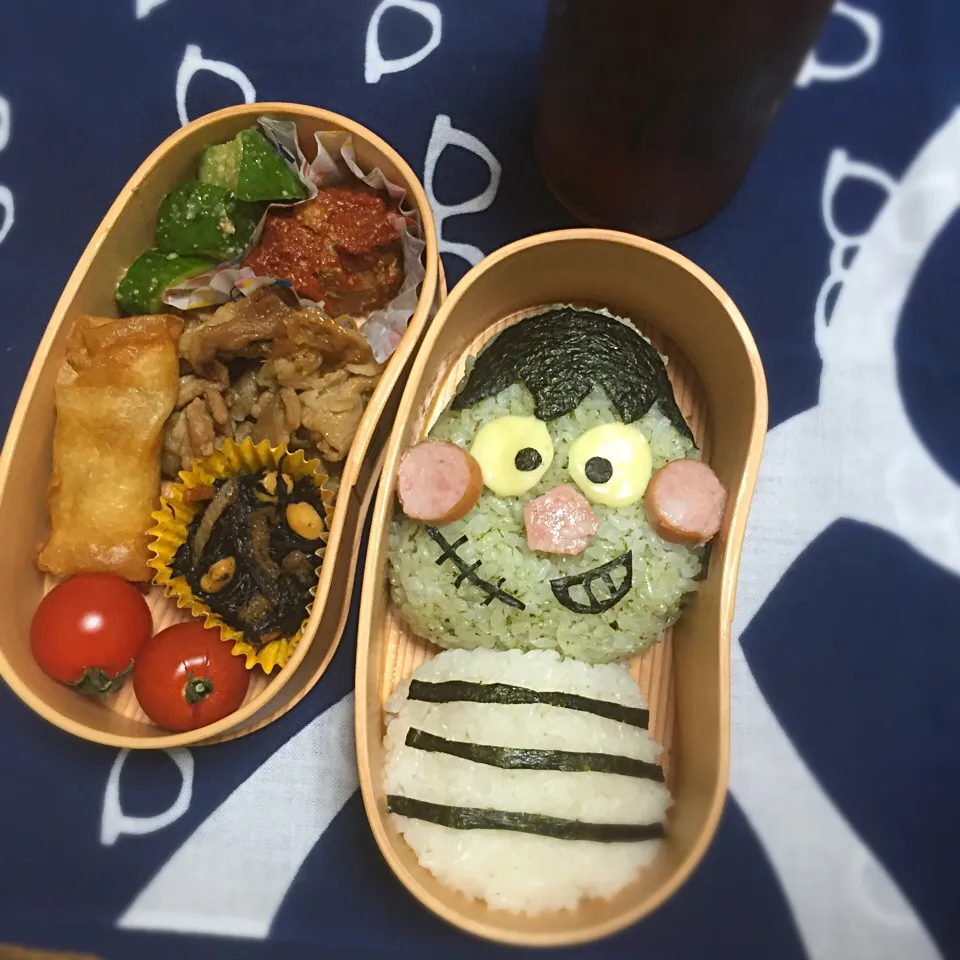 フランケンシュタインのお弁当🎃|ericatさん