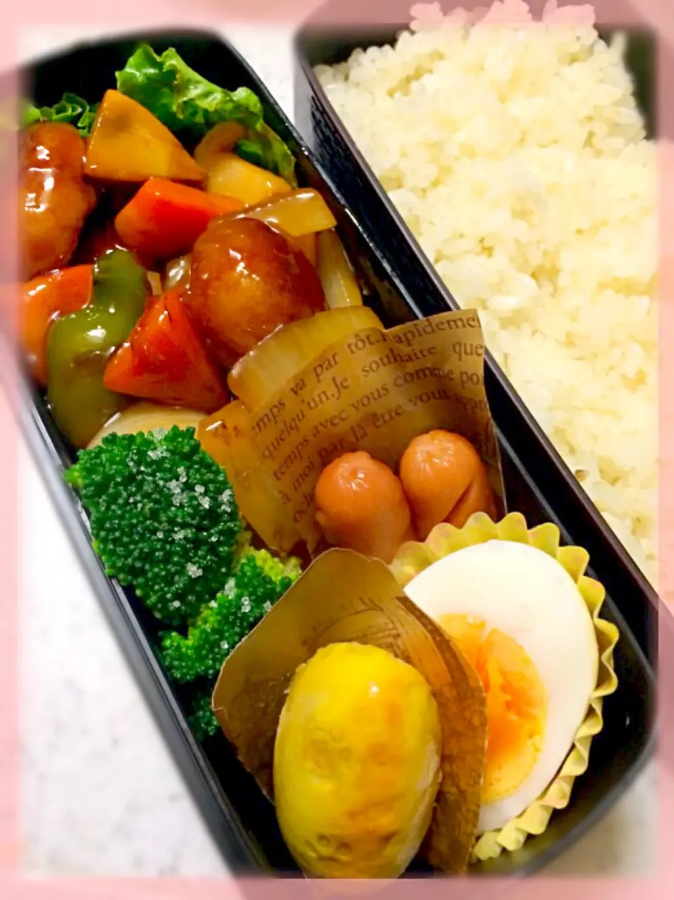 Snapdishの料理写真:酢豚弁当🐷|たかこママさん