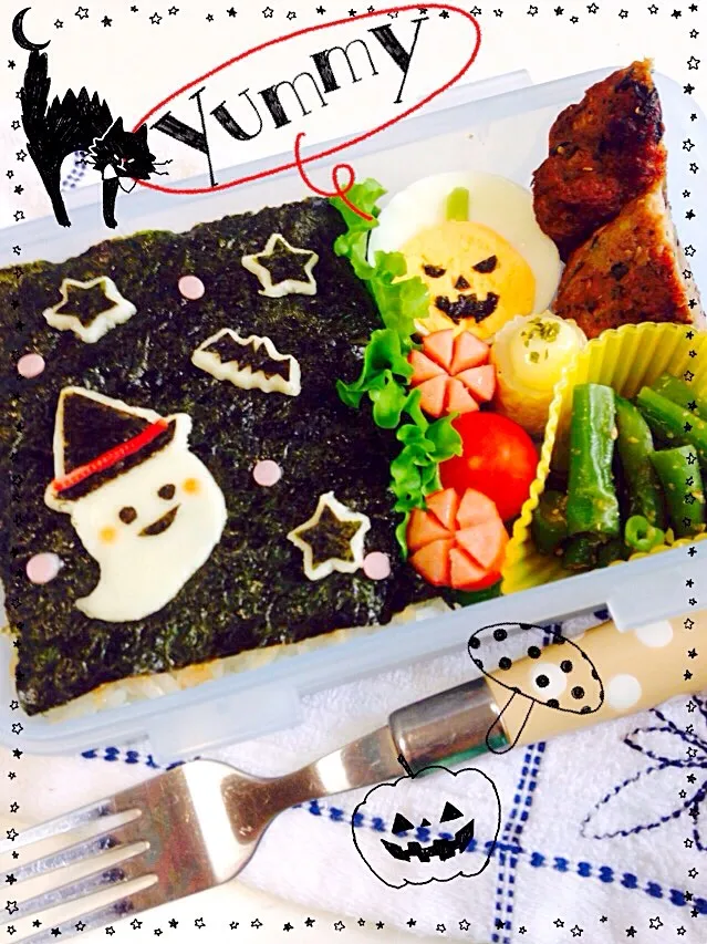 Snapdishの料理写真:10/29 ハロウィン弁当|はゆさん