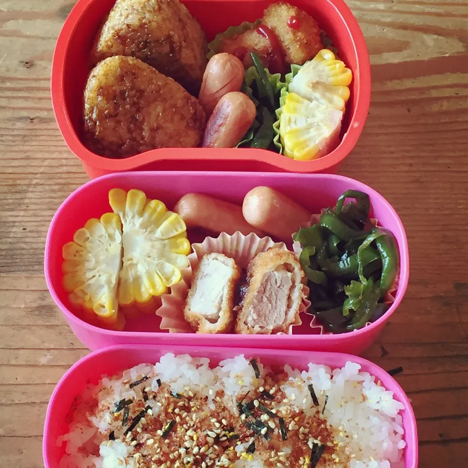 今日の私と幼稚園児のお弁当|はるなさん