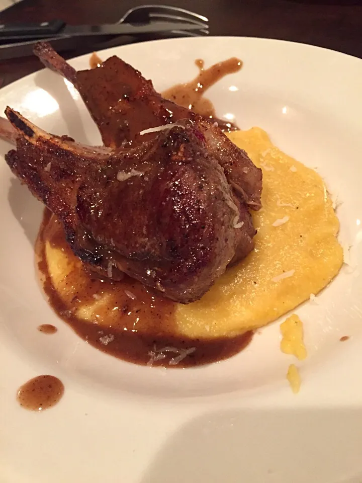 Lamb chops & polenta|Chris Shannonさん