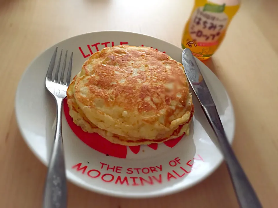 Snapdishの料理写真:バナナヨーグルトホットケーキ🍌💕|pichoooさん